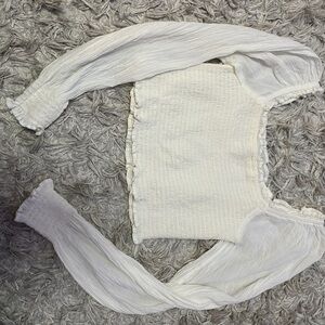 Aerie Smocked Long Sleeve